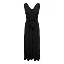 Only Tall Abito Lungo Senza Maniche, Da Annodare Nero Donna Taglie 34 (FR) - 38 (IT)