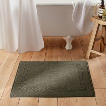 La Redoute Interieurs Tappeto Da Bagno Spugna Cotone Pettinato 1100g Kheops Verde Taglie 50 x 80 cm