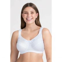 Miss Mary Of Sweden Reggiseno Senza Ferretti Cotton Now Bianco Donna Taglie 8 D