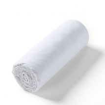 Am.pm Lenzuolo Con Angoli In Voile Di Cotone Lavato, Gypse Bianco Taglie 90 x 190 cm