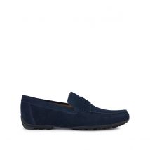 Geox Mocassini Pelle Traspiranti Kosmopolis + Grip Blu Uomo Taglie 40