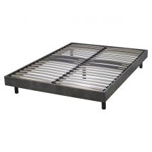La Redoute Interieurs Rete Decorativa A Doghe + Piedi Grigio Taglie 140 x 190 cm