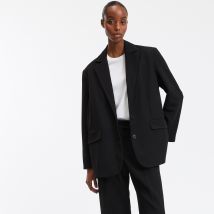 La Redoute Collections Blazer In Poliviscosa Dal Taglio Ampio Nero Donna Taglie L