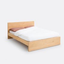 La Redoute Interieurs Letto In Pino Massello Spazzolato, Jalun Beige Taglie 160 x 200 cm