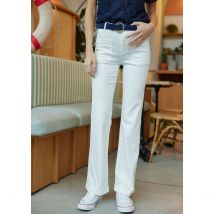La Petite Etoile Jeans Flare Sonny Beige Donna Taglie 36 (FR) - 40 (IT)
