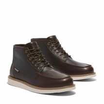 Timberland Stivali Pelle Con Lacci Newmarket Mid Lace Up Marrone Uomo Taglie 44