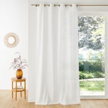 La Redoute Interieurs Tenda Tessuto Misto Con Occhielli, Lincot Bianco Taglie 250 x 135 cm
