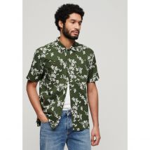 Superdry Camicia Con Motivi Floreali Verde Uomo Taglie M