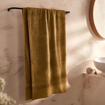 La Redoute Interieurs Maxi Telo Da Bagno Cotone Pettinato 600g/m2, Kheops Giallo Taglie 86 x 150 cm