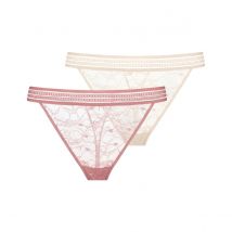 Dorina Confezione Da 2 String Anika Beige Donna Taglie S