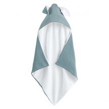 La Redoute Interieurs Mantella Da Bagno Bebé In Garza Di Cotone, Kumla Blu Taglie 100 x 100 cm