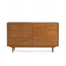 La Redoute Interieurs Mobile Comò Vintage In Rovere, 6 Cassetti, Quilda