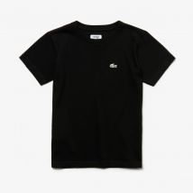 Lacoste T-shirt A Maniche Corte Nero Bambino Taglie 8 anni - 126 cm