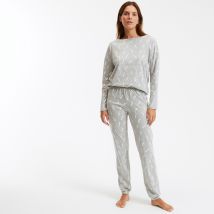 So'home Pigiama Fantasia Grigio Donna Taglie 42/44 (FR) - 46/48 (IT)