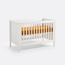 La Redoute Interieurs Letto Bebé Con Rete Regolabile, Teddington Bianco Taglie 60 x 120 cm