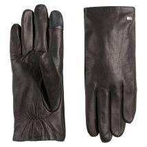 Tommy Hilfiger Guanti In Pelle Nero Uomo Taglie L/XL
