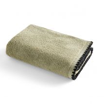 La Redoute Interieurs Asciugamano In Spugna Ricamato 500g/m2, Merida Verde Taglie 50 x 100 cm
