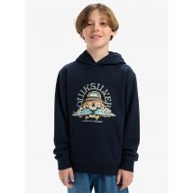 Quiksilver Felpa Con Cappuccio Blu Bambino Taglie 12 anni - 150 cm