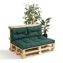 La Redoute Interieurs Materasso Da Esterno Per Divano Pallet, Samara Verde Taglie 80 x 120 cm
