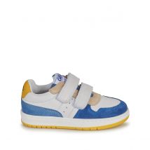 Gbb Sneakers Pelle Lover, Made In Europe Bianco Bambino Taglie 29