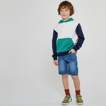 La Redoute Collections Bermuda Denim Dritto Blu Bambino Taglie 8 anni - 126 cm