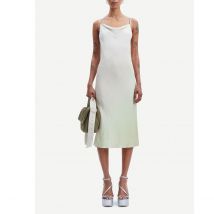 Samsoe And Samsoe Abito Dritto Con Spalline Tie And Dye Fredericka Beige Donna Taglie S
