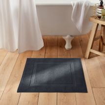 La Redoute Interieurs Tappeto Da Bagno Tinta Unita In Spugna 700 G/m², Scenario Nero Taglie 50 x 70 cm