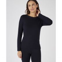 Damart T-shirt Maniche Lunghe Thermolactyl Grado 4 Nero Donna Taglie L