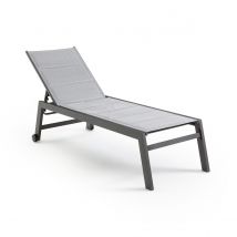 La Redoute Interieurs Lettino Prendisole In Alluminio, Topaze