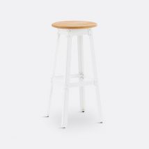 La Redoute Interieurs Sgabello Stile Industriale, Alt. 75 Cm, Hiba