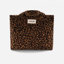 Rive Droite Paris Borsa Con Cerniera Stampa Leopardata Celestin