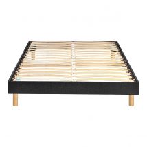 Merinos Kit Rete Imbottita A Doghe Nude Blu Taglie 140 x 190 cm