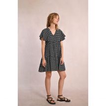 Molly Bracken Abito Svasato Stampato A Maniche Corte Altro Donna Taglie XL