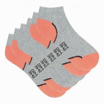 Dim Sport Confezione Da 3 Paia Di Calze Corte Sportive Arancione Donna Taglie 35/38