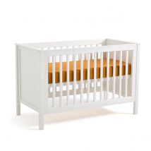 La Redoute Interieurs Letto Bebé Con Rete Regolabile, Teddington Bianco Taglie 60 x 120 cm