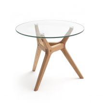 Am.pm Tavolo Basso In Rovere Ø50 Cm, Maricielo