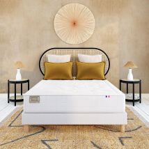 La Redoute Interieurs Base Letto Imbottita Déco Con 18 Doghe Flessibili - 3 Zone Beige Taglie 120 x 190 cm
