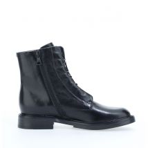 Mjus Stivaletti In Pelle Con Lacci Nero Donna Taglie 39