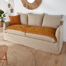 La Redoute Interieurs Materasso Da Seduta In Velluto, Nour Marrone Taglie 60 x 180 cm