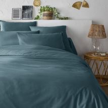 La Redoute Interieurs Copripiumone Tinta Unita In Percalle Di Cotone Biologico Blu Taglie 200 x 200 cm