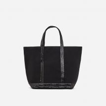 Vanessa Bruno Borsa Shopping Moyen Toile E Paillettes