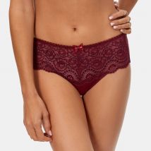 Playtex Culotte Midi Flower Elégance Rosso Donna Taglie 42 (FR) - 46 (IT)