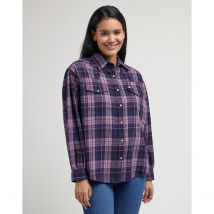 Lee Camicia A Quadri Nero Donna Taglie S