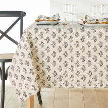 La Redoute Interieurs Tovaglia Stampata Policotone, Odélia Beige Taglie 150 x 250 cm