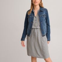Anne Weyburn Giacca In Denim Stretch Blu Donna Taglie 42 (IT) - 38 (FR)