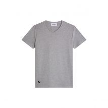 Le Slip Francais T-shirt Maniche Corte Scollo A V Julien Grigio Uomo Taglie M