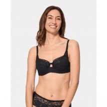 Playtex Reggiseno A Balconcino Flower Elegance Nero Donna Taglie 6 E