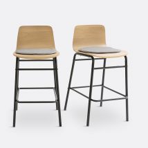 So'home Confezione Da 2 Sedie Da Bar Media-altezza, Blutante