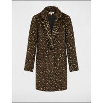Morgan Cappotto Lungo Con Stampa Leopardata Multicolore Donna Taglie 44 (IT) - 40 (FR)