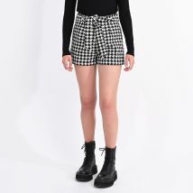 LILI SIDONIO Shorts Con Cintura Motivo Pied De Poule